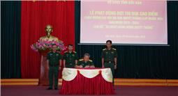 Bộ CHQS tỉnh Bắc Kạn phát động thi đua “30 ngày hành động Quyết thắng”